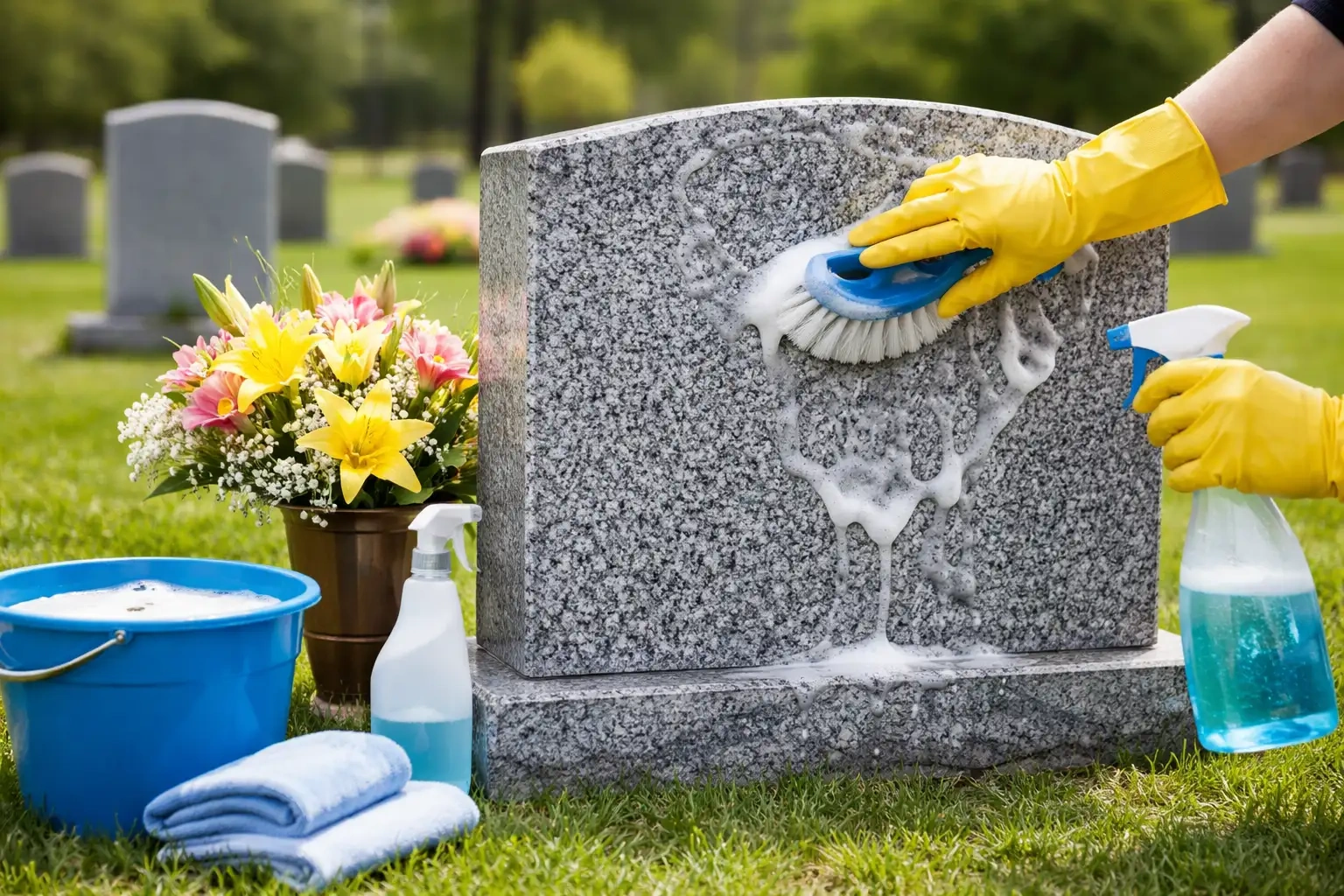 How to Maintain and Clean a Headstone