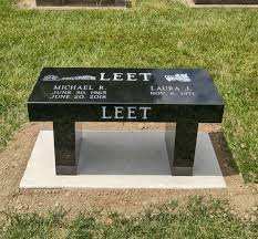 Bench Shaped Headstones