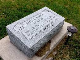 Bevel Shaped Headstone